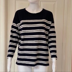 J.Crew Long Sleeve Stripes Top size Small